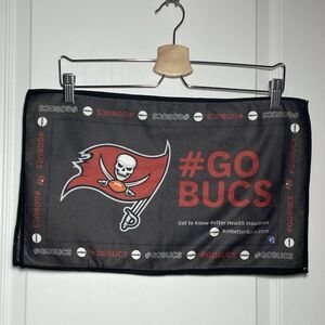 Lot of 2 NFL Tampa Bay Buccaneers Graphic Rally Towels #Go Bucs, #Go Bucs 18x11"